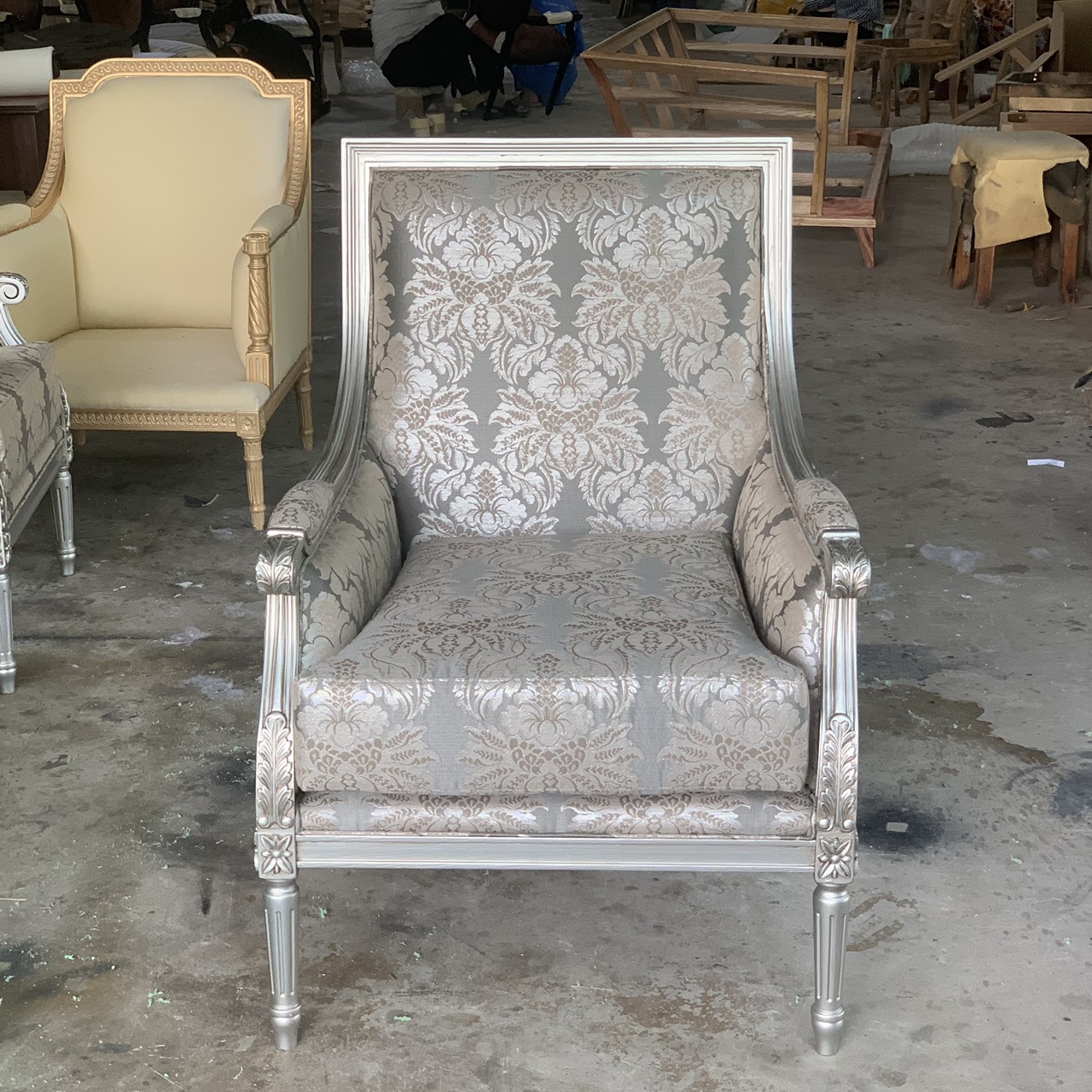 SOFA ĐƠN LOUIS XVI