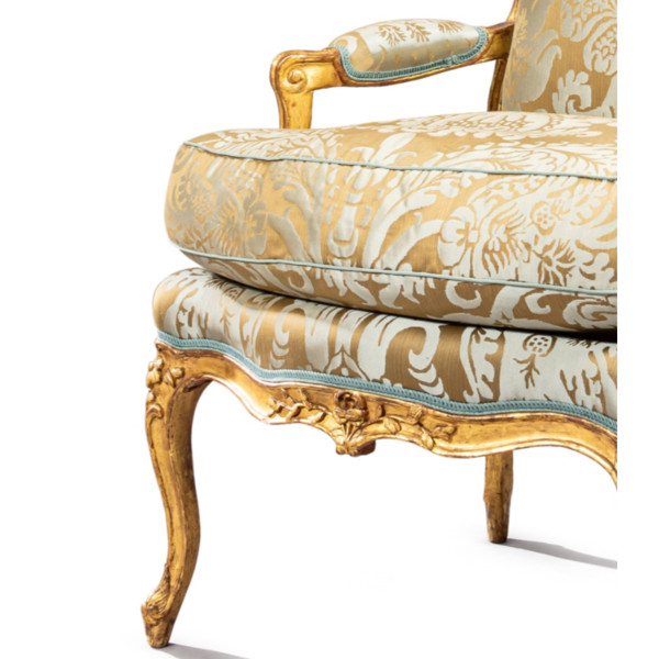 SOFA GỖ MẠ VÀNG LOUIS XV - ARMCHAIR LOUIS XV