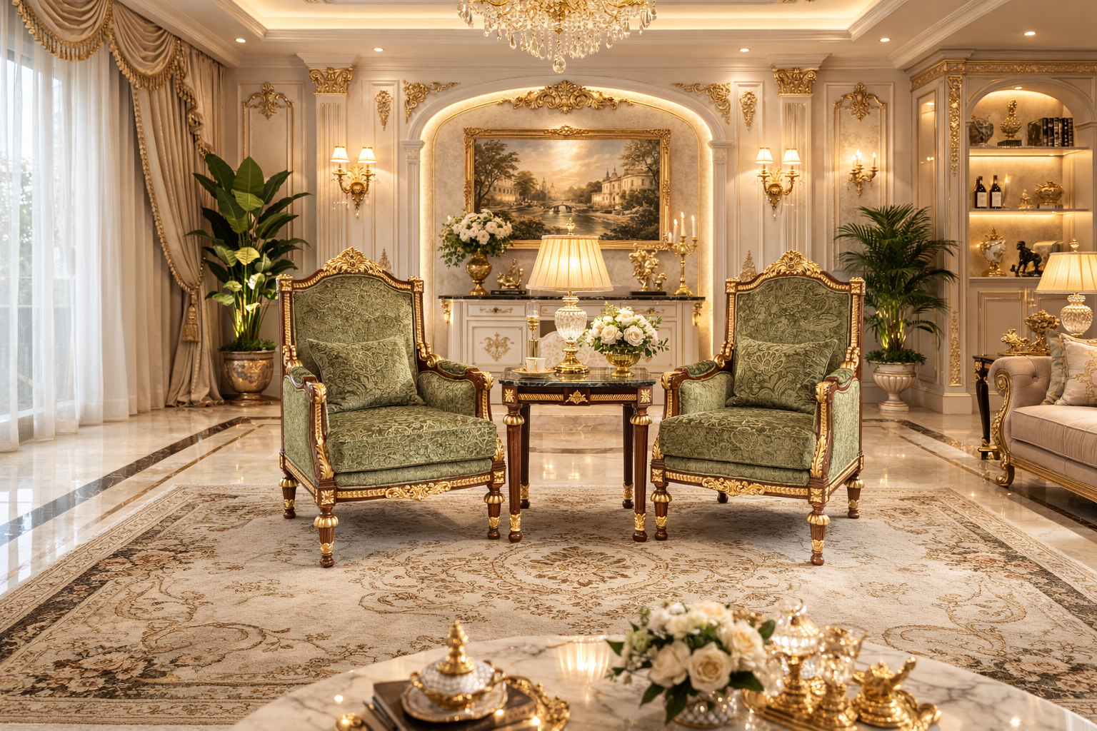 SOFA ĐƠN CỔ ĐIỂN LOUIS 16 MODENESE GASTONE