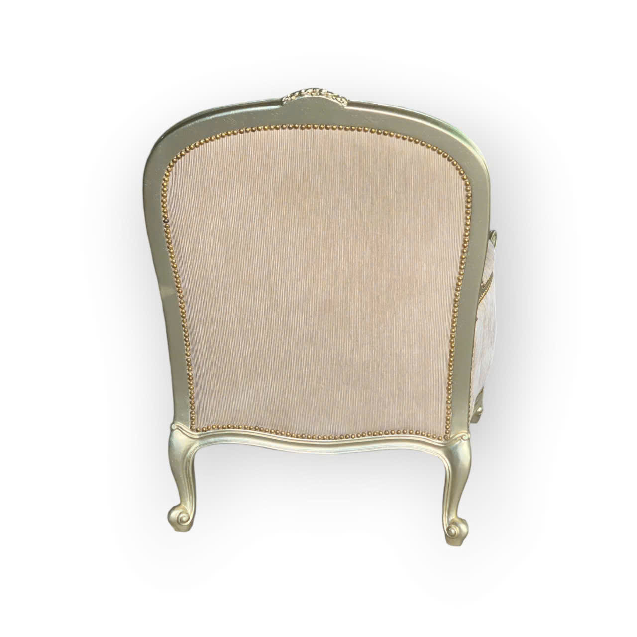 SOFA ĐƠN LOUIS XV DÁN LÁ BẠC CHAMPAGE