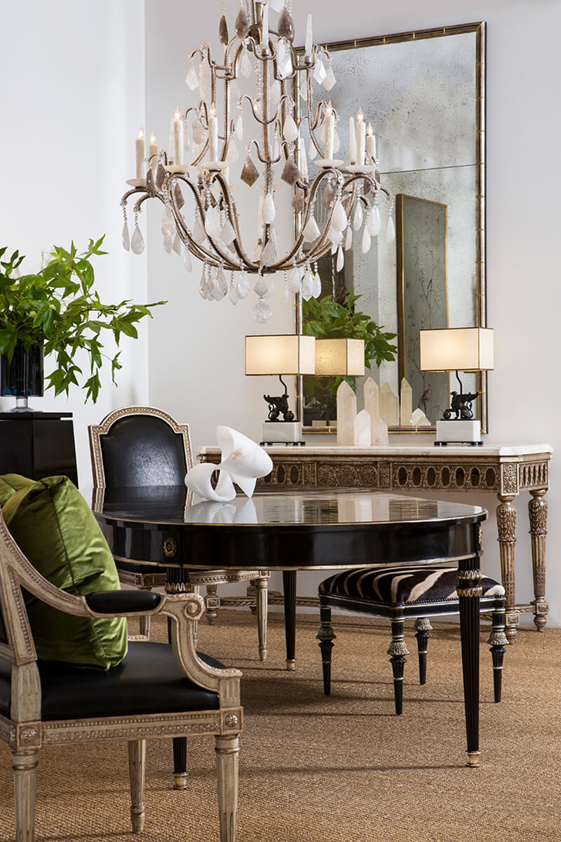 BỘ BÀN ĂN TÂN CỔ ĐIỂN LOUIS XVI CRILLION