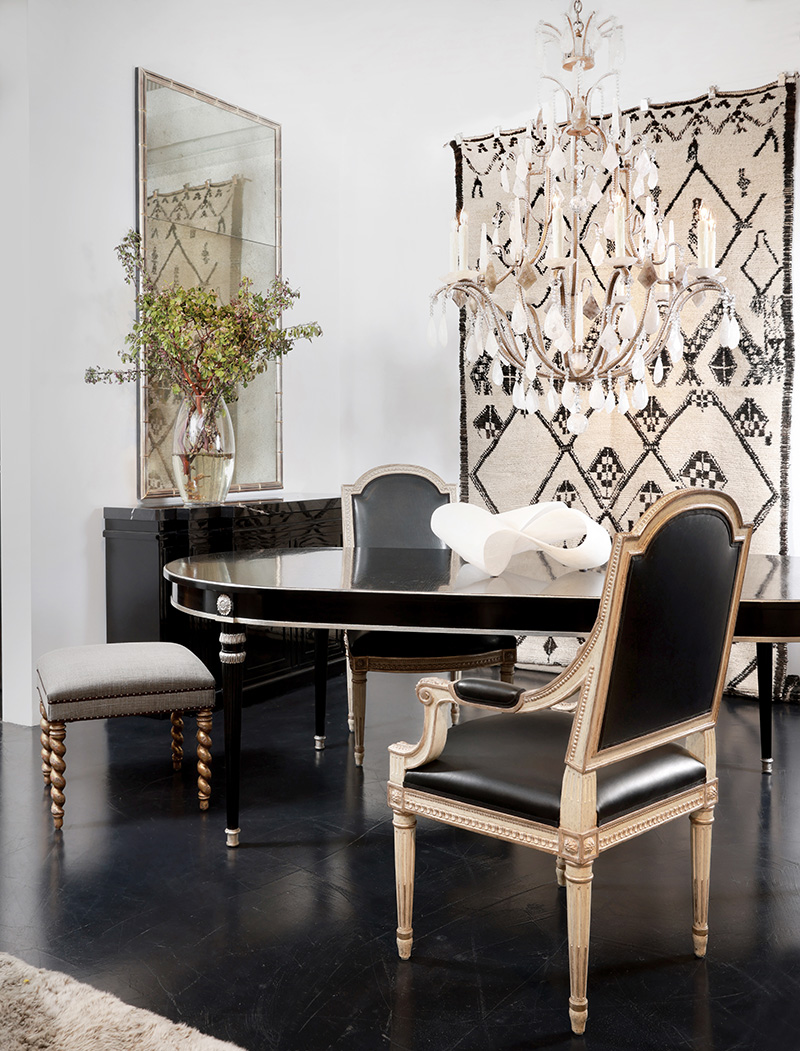 BỘ BÀN ĂN TÂN CỔ ĐIỂN LOUIS XVI CRILLION