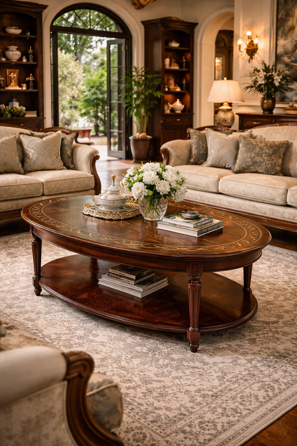 ban-tra-co-dien-louis-16-hinh-oval