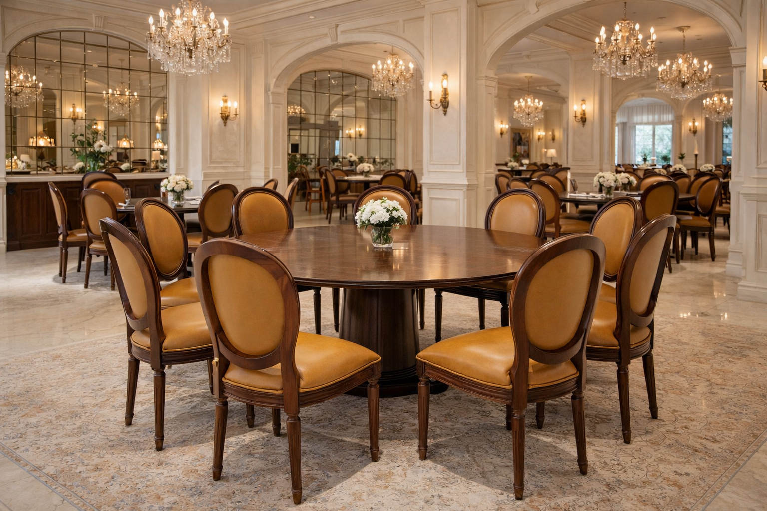 GHẾ ĂN TÂN CỔ ĐIỂN LOUIS 16 KHÔNG TAY