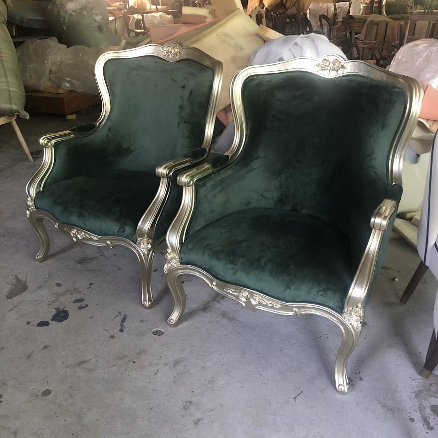 BỘ SOFA CỔ ĐIỂN LOUIS 15 CHẠM HOA HỒNG
