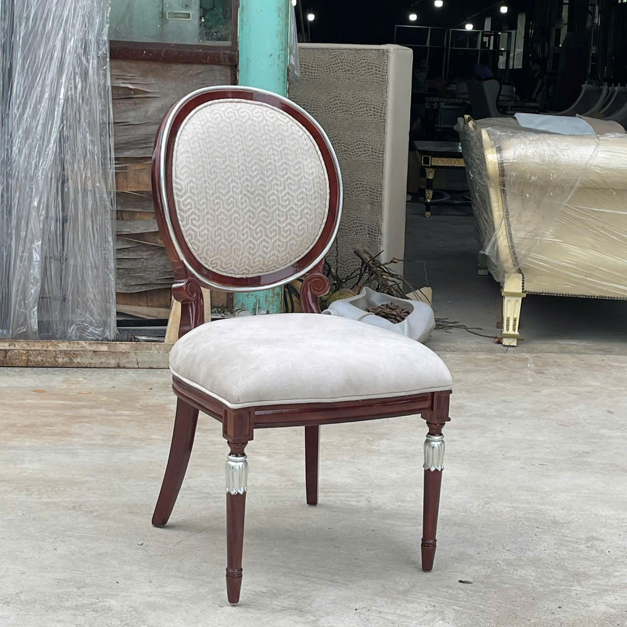 Ghế ăn tân cổ điển Ý Sevensedie Olga