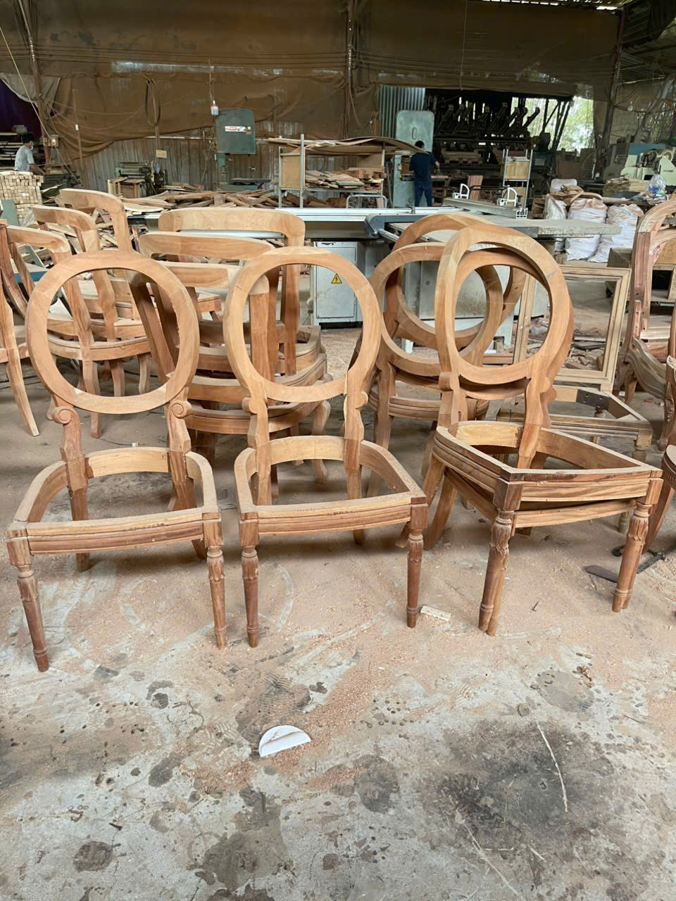 GHẾ ĂN TÂN CỔ ĐIỂN LOUIS 16 - PHONG CÁCH INDOCHINE