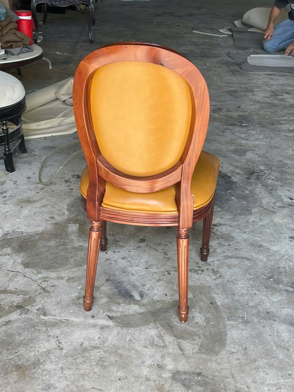 GHẾ ĂN TÂN CỔ ĐIỂN LOUIS 16 KHÔNG TAY