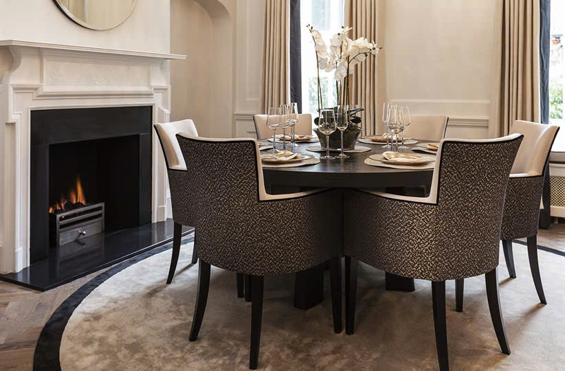 Ghế ăn bọc đệm cao cấp Paris Carver