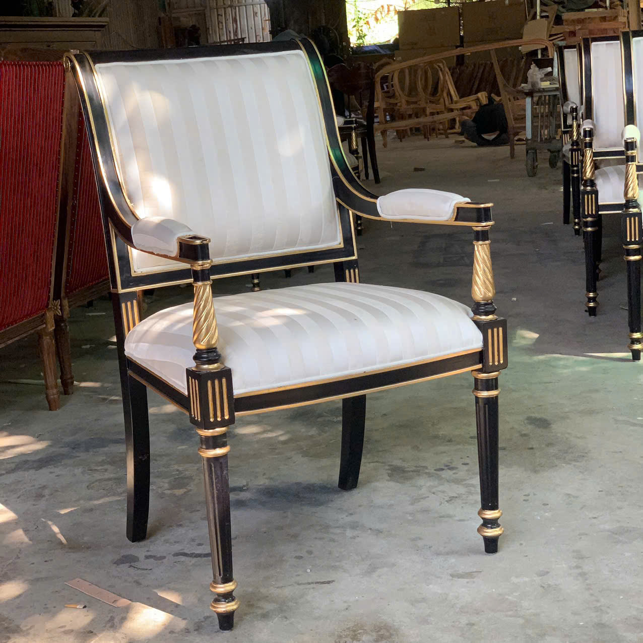 GHẾ ĂN CỔ ĐIỂN THEON LOUIS 16 PHONG CÁCH INDOCHINE