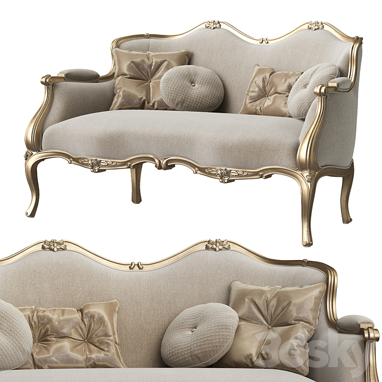 Sofa dài cổ điển Savio Firmino