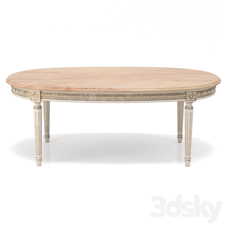 TRÀ GỖ CỔ ĐIỂN LOUIS 16 HÌNH OVAL