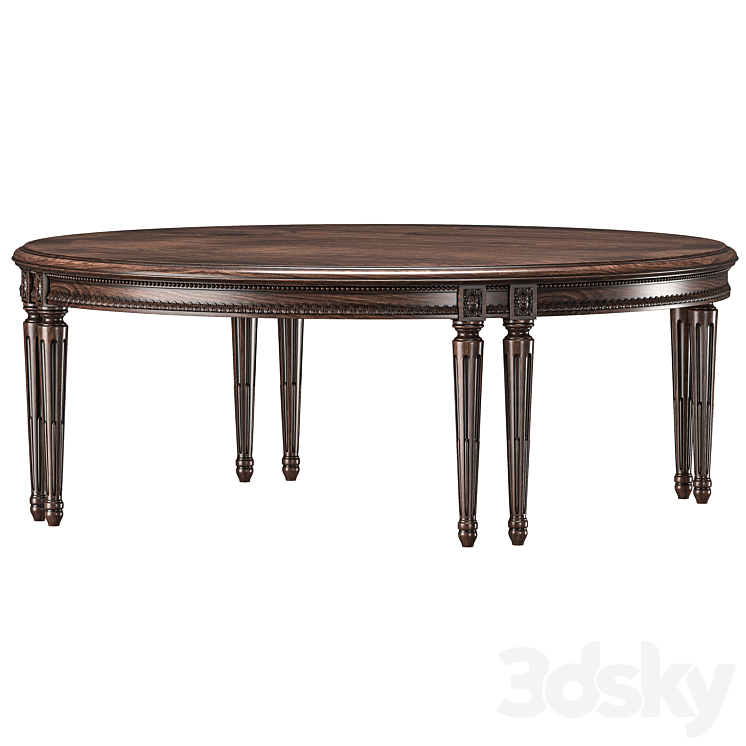 BÀN TRÀ TRÒN TÂN CỔ ĐIỂN LOUIS XVI CHAIRISH