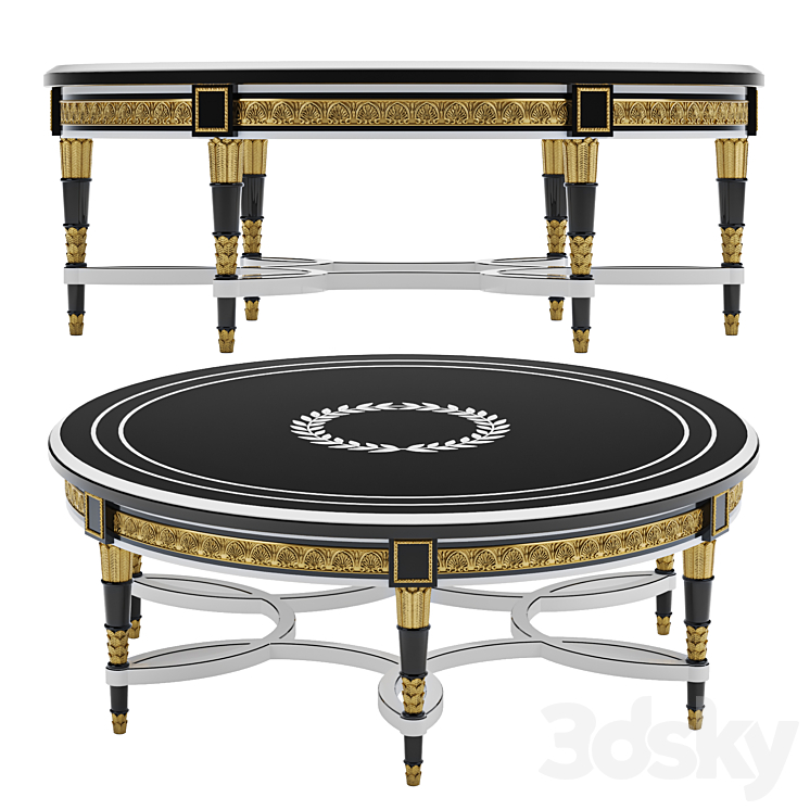 BÀN ĂN CỔ ĐIỂN TRÒN MARINER WELLINGTON