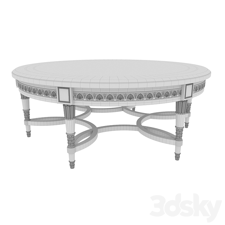 Bàn ăn cổ điển tròn Mariner Wellington