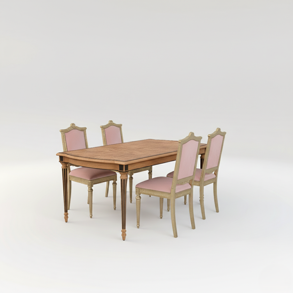 Ghế ăn cổ điển Pháp Louis XVI