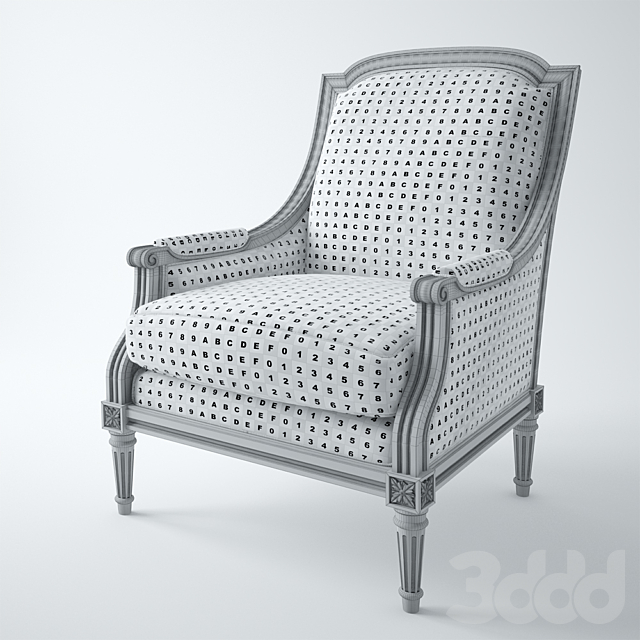ghế sofa đơn cao cấp Louis 16