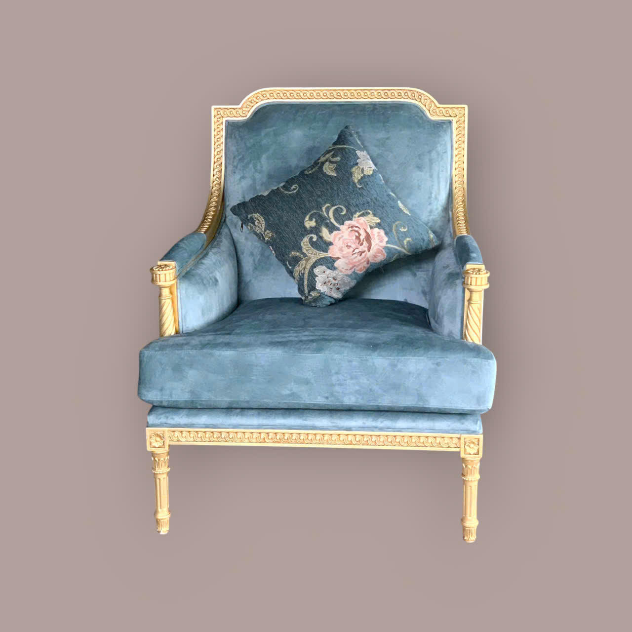 sofa đơn cổ điển Kati Louis XVI