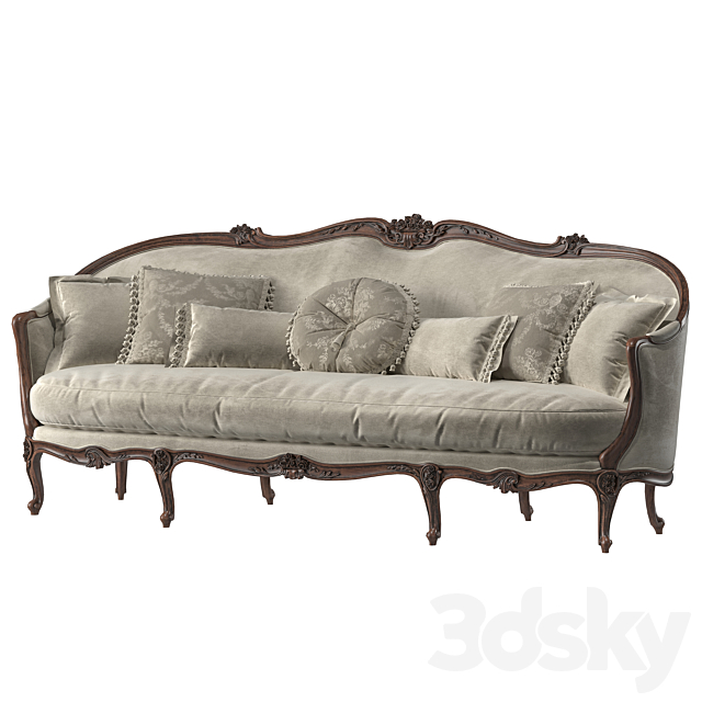 sofa-băng-cổ-điển-louis 15
