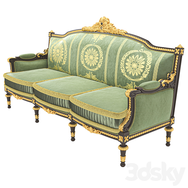 SOFA DÀI CỔ ĐIỂN MODENESE LOUIS 16