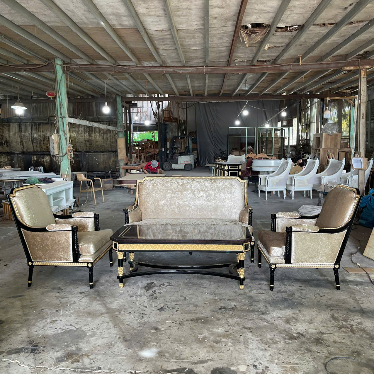 Bộ sofa cổ điển Louis 16 phong cách Ý